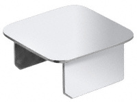 CRL Polished Stainless 2" Square End Cap