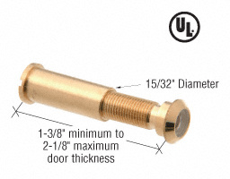 CRL Brass U.L. Listed Standard Door Viewer