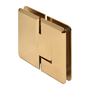 CRL French Gold Cologne 180 Series 180º Glass-to-Glass Hinge