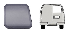 CRL Fixed 'All-Glass' Look Window for Right Rear Door - 1997+ Chevy/GMC Vans 23-5/8" x 20-9/16"