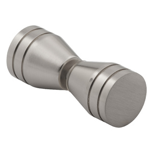 Brushed Nickel Back to Back Deluxe Series Knob