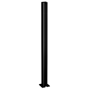CRL Matte Black 30" End Design Series Partition Post