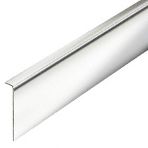 CRL Polished Stainless Cladding for 1-3/8" Slender Profile Door Rail