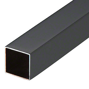 CRL Matte Black 39" Square Support Bar