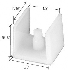 CRL Sliding Shower Door Bottom Guide