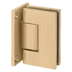 Satin Brass Wall Mount with Full Back Plate Designer Series Hinge