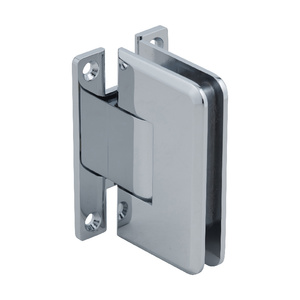 CRL Polished Chrome Plymouth Series Wall Mount 'H' Back Plate Hinge