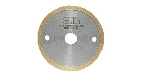 CRL 3-3/8" Metal Bond Diamond Glass Cutting Blade 9/16" Arbor - 100 Grit