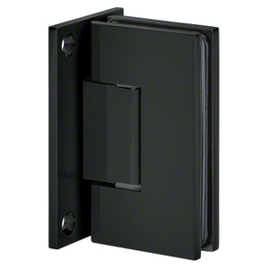 Matte Black Wall Mount with Full Back Plate Adjustable Maxum Series Hinge