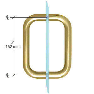 CRL Unlacquered Brass Cologne 337 Series Adjustable Wall Mount 'H' Back  Plate Hinge