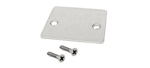 CRL Satin Anodized End Cap with Screws