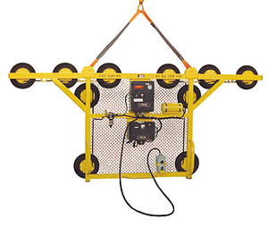 CRL Wood's DC 1200 Series Gentle Giant 10 Pad Vacuum Frame - 1200 Lbs.