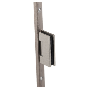 Brushed Nickel Jamb 72IN with 2 Solid Brass Designer Hinges