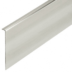 CRL Brushed Stainless Cladding for 2-1/2" Slender Profile Door Rail