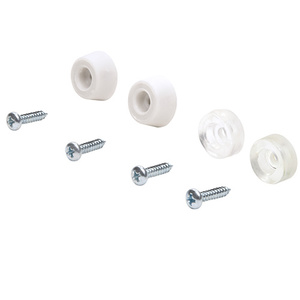 CRL Tub Enclosure and Sliding Shower Screw-On Bumper Assortment