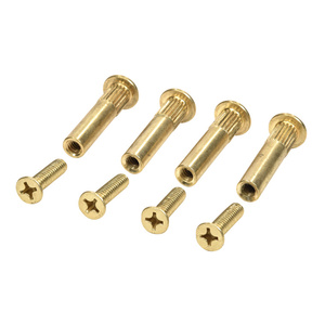 CRL Brite Gold Sex Bolt Mounting Screws