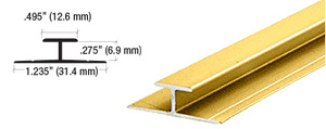 CRL Brite Gold Anodized Aluminum Divider Bar