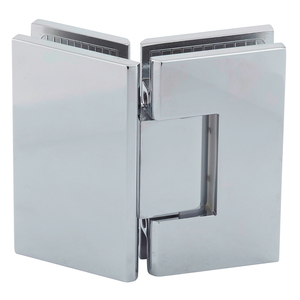 Polished Chrome 135° Glass to Glass Maxum Series Hinge