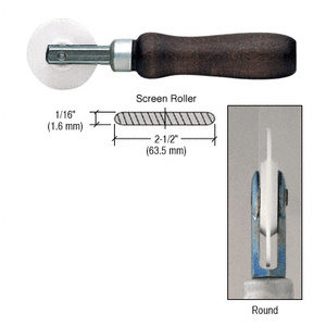 CRL Single Round Edge Nylon Wheel Screen Roller