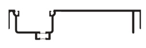 CRL-U.S. Aluminum Female Expansion Mullion, Custom Paint - 24'-2"
