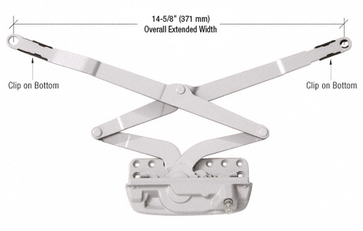 CRL Truth® Encore Awning Operator with Stainless Steel Arms | CRL