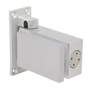 CRL Satin Anodized Vernon Oil Dynamic 'All-Glass' One Way Door Hinge