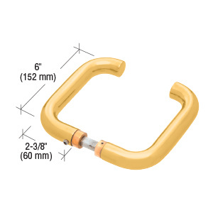 CRL Brass PTH Series Tubular Style Lever Handle