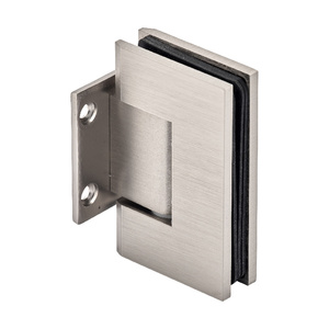 Brushed Nickel Wall Mount with Short Plate Americana Series Hinge