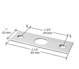 CRL Clear Anodized Strike Plate