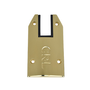 CRL DRX™ 4" Polished Brass Tapered End Cap with Filler