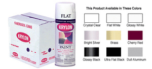 CRL Flat White KRYLON® Spray Paint