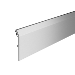 CRL DRX™ 4" Brushed Stainless Steel Tapered Side Cover Custom Length