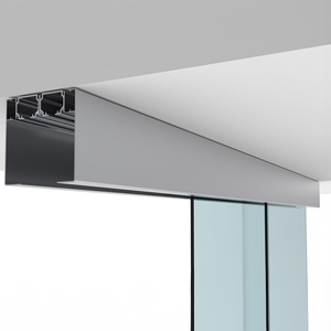 CRL50 Series Two Panel Telescoping Ceiling Mount Kit - Left Stacking Direction