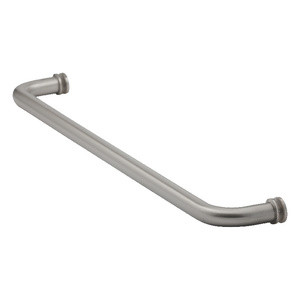 Brushed Nickel 20 Single Mount Tubular Towel Bar with Washers USH