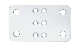 Sky White Trim-Line 3" x 5" Base Plate