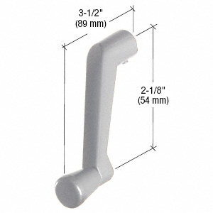 CRL Aluminum Window Operator Handle with 11/32" Spline Size