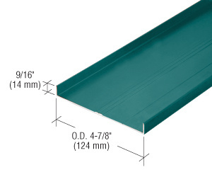 CRL 487 KYNAR OfficeFront™ Floor Track - 24'-2"