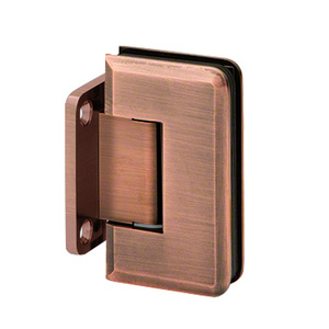 Polished Copper Wall Mount with Short Back Plate Majestic Series Hinge