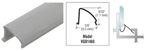 CRL Gray Snap-In Vinyl Glazing Bead