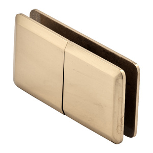 Polished Brass 2" x 4" (51 x 102 mm) Glass to Glass Premier Series Clip