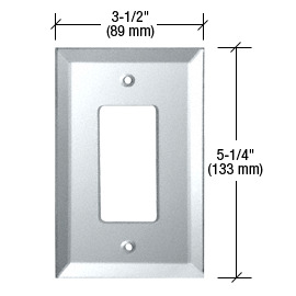 CRL Clear Single Designer Glass Mirror Plate