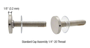 CRL Satin Nickel BMNW Stud Replacement Set