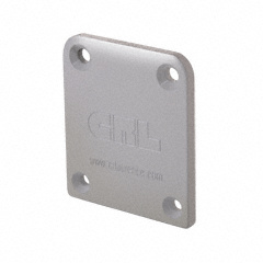 CRL Silver Metallic FB1 Series End Cap