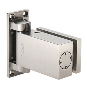 CRL Satin Nickel Vernon Oil Dynamic 8260 'All-Glass' Door Hinge - NHO