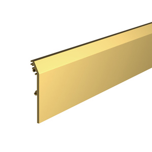 CRL DRX™ 4" Satin Brass Tapered Side Cover Custom Length
