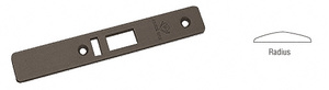 CRL Dark Bronze Radius Faceplate for AR4513 Series Deadlatch Locks