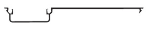 CRL-U.S. Aluminum Shallow Pocket Insert, Clear Anodized - 24'-2"