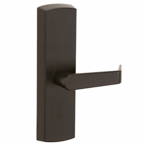 CRL Escutcheon Lever Trim Passage Non-Handed Dark Bronze Finish Non-Keyed