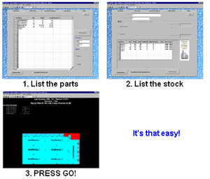 CRL FastCUT® Glass and Metal Optimizing Software for Square, Rectangular, and Stock Length Material