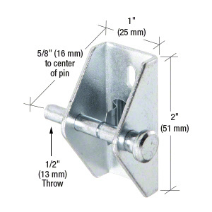 CRL Aluminum Finish "Push-Pull" Door and Window Lock - Bulk (10) Pack